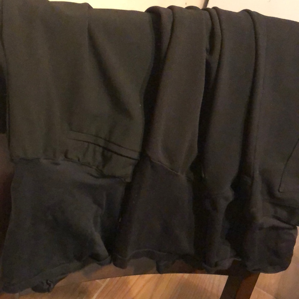 Three maternity slacks... black